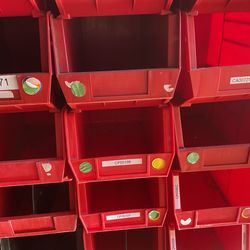 Uline plastic stackable