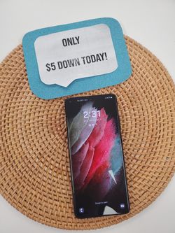 📱 Pro-Level Cameras! -Samsung Galaxy S21 Ultra 5G! 💸  $1 Down Available! 