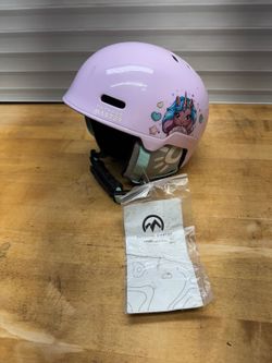 Outdoor Master Kids XS Ski/Snowboard Helmet Unicorn Design