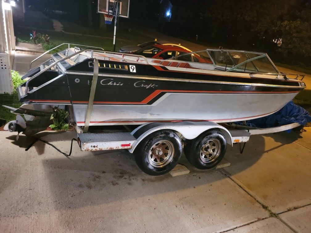 1985 18ft Cris Craft Scropion 187 Limited Or Trailer