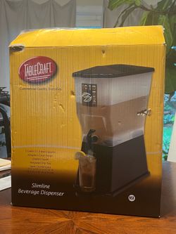 Slim 3 Gallon Beverage Dispenser with Base