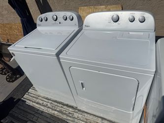 45 days warranty whirlpool washer and electric dryer HE 3.8&.0 cuft
