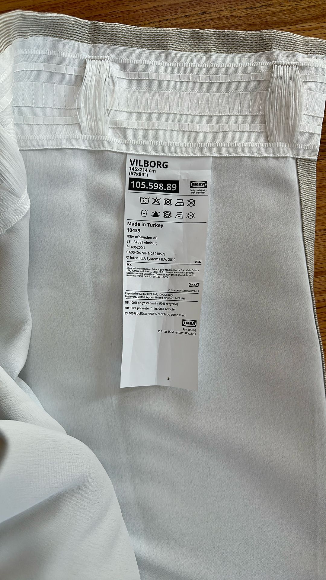 IKEA Black Out Curtains