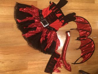 Devil costume, girl age 7-9