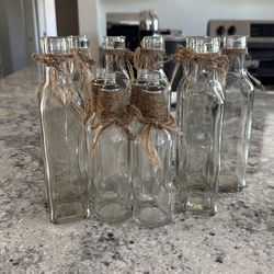 Glass flower vases (party pieces)