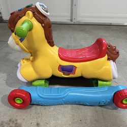 VTech Gallop and Rock Learning Pony, Yellow/Blue