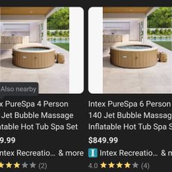 4 Person Inflatable Jacuzzi $200 Obo