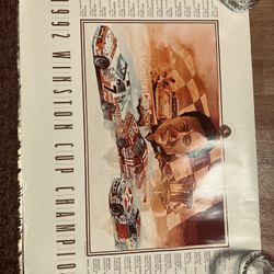 NASCAR Champ Alan kulwicki posters From 1992 Season 