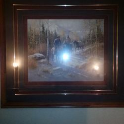 Framed horse art