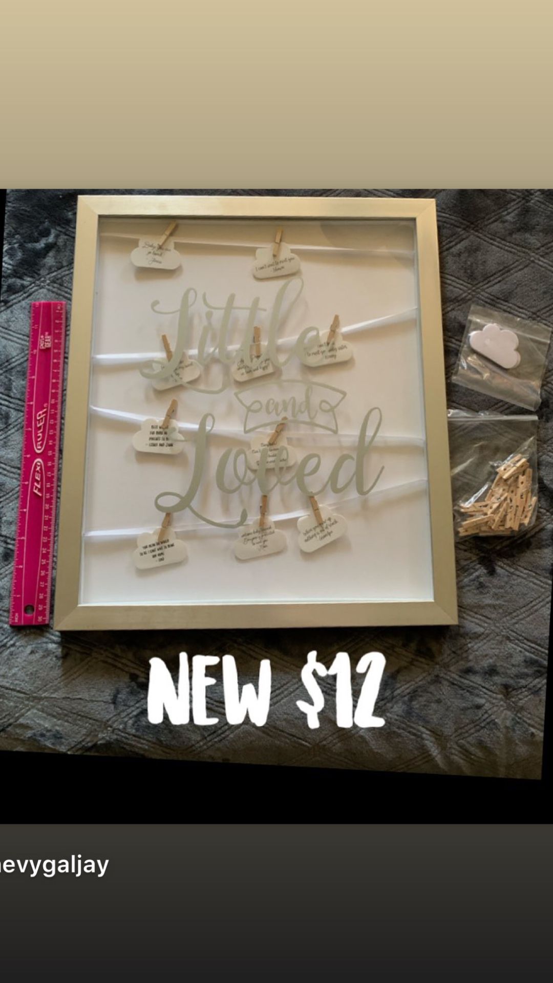 New Baby notes for baby shower