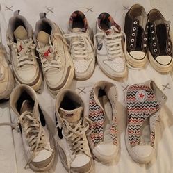 Sneakers Size 4, 5 And 6 Nike Converse