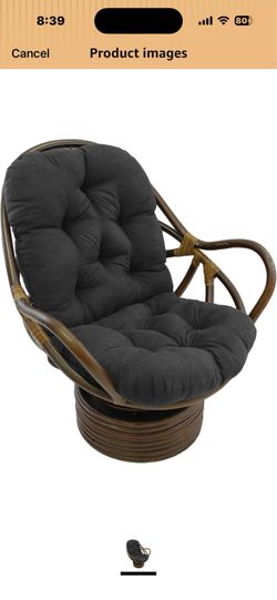 Swivel chair cushion