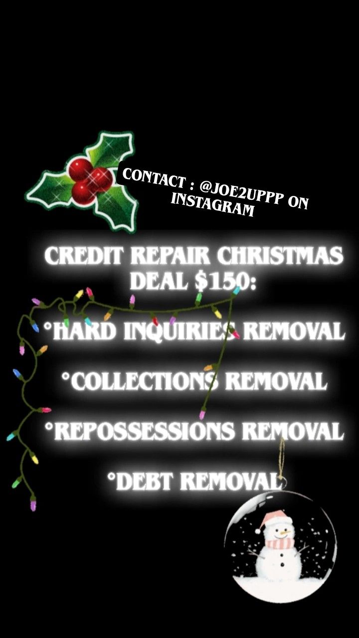 Credit Repair Christmas Deal