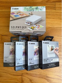 Canon SELPHY QX20 w/catridges