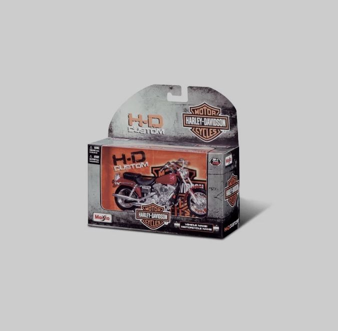 Randomly Selected Harley-Davidson 1:18 Scale Gift Model Bike Motorcycle Die-cast