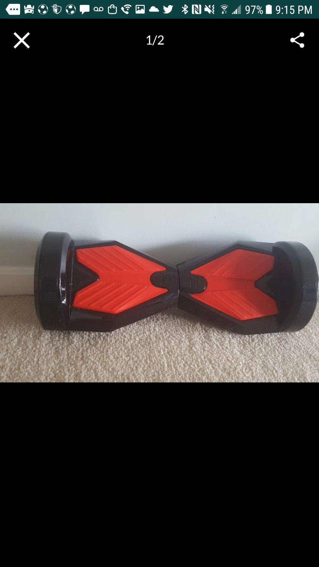 Smart balance hover board with charger