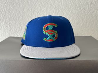 New Era White Sox Hat Sz 7 3/8