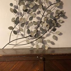 Metal Leaves Wall Decor
