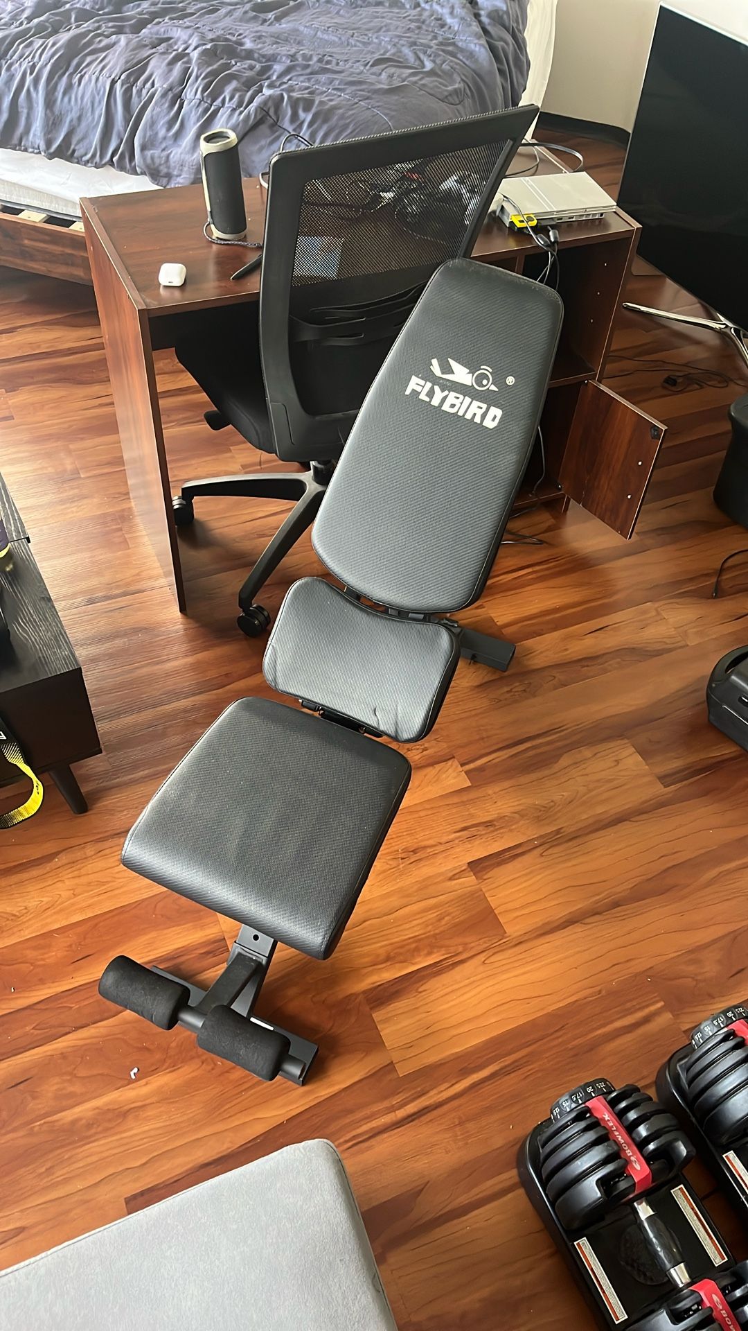 Flybird Adjustable Workout Bench – Lightly Used, Great Condition