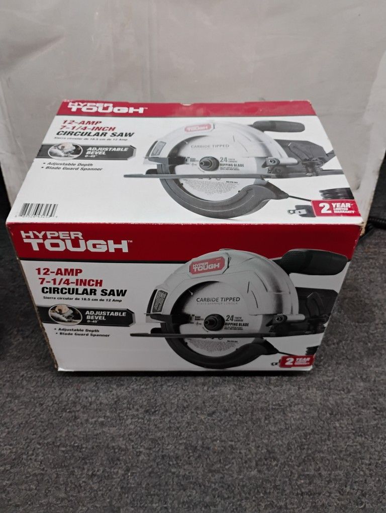 Hyper tough 12 amp 7 1/4 in circular saw