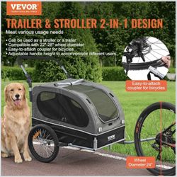 Dog Bike Trailer & Stroller