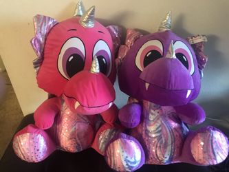 Giant stuffed dragons