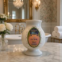 New Charleston Ltd Floral Extra Fine Talc Ceramic Container