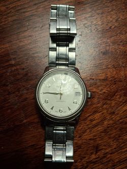 Cardona stainless steel watch with jewels on the back side