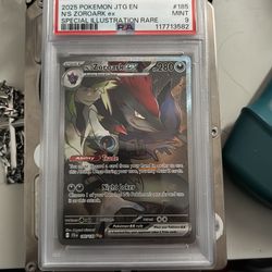 3 graded Pokemon cards