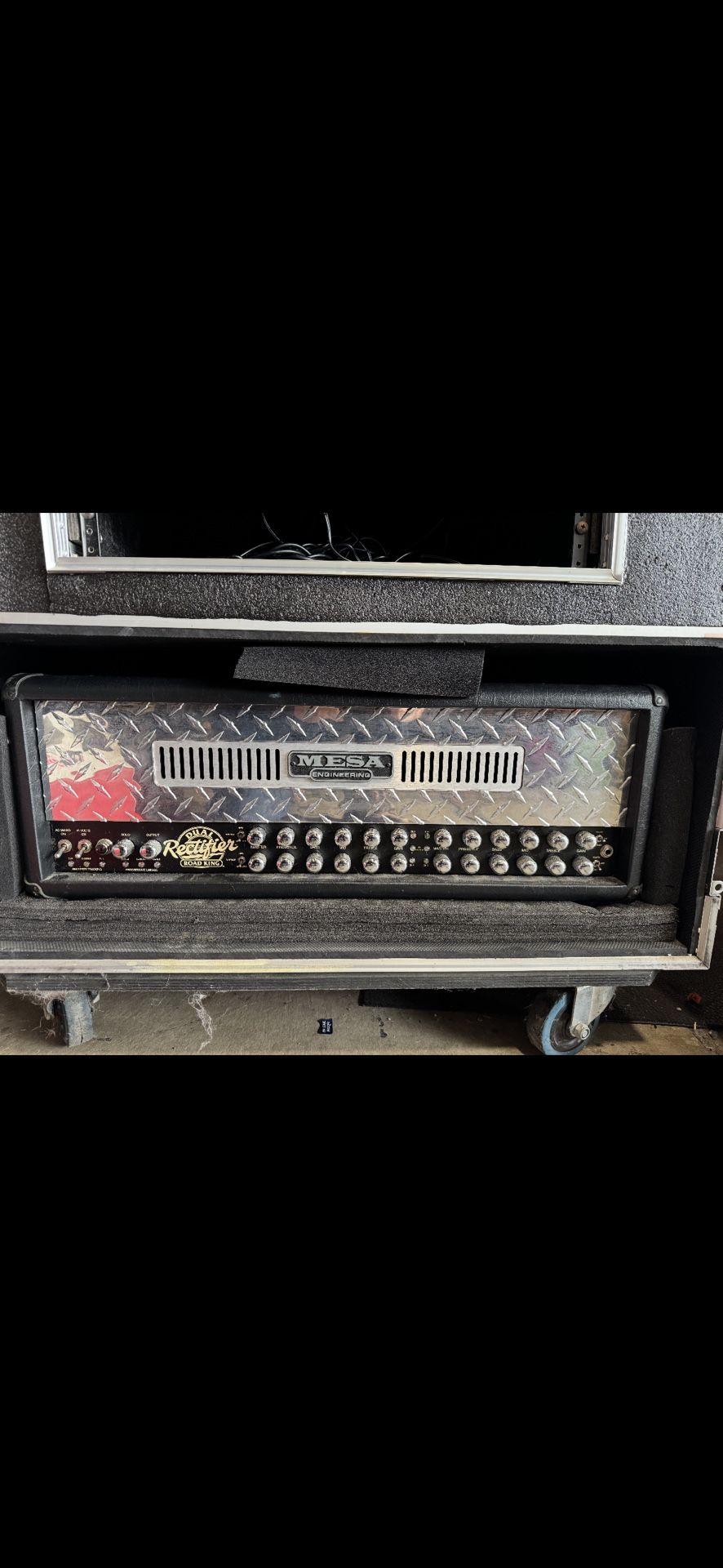 Cab And Amp Bundle Mesa Road King, 4x12 Cab For Sale. Road Case Included