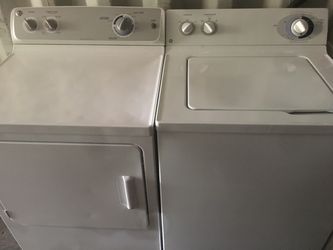 GE WASHER DRYER SET WORKS LOOKS PERFECT 2 WEEK WARRANTY DELIVERY AVAIL