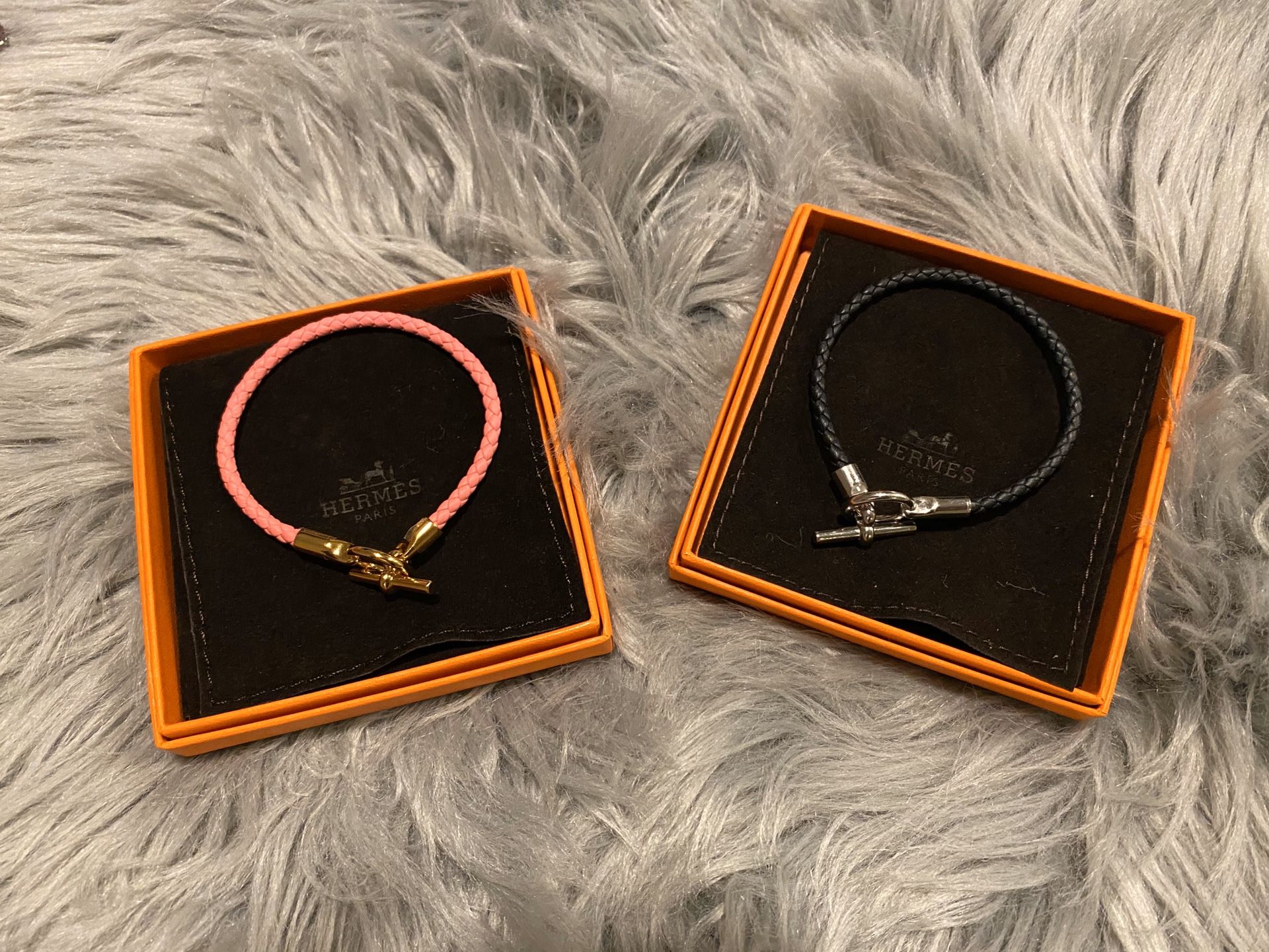 Hermès 100% Authentic Glenan Bracelets (Sold together or Separately)