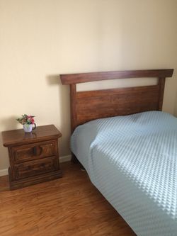 Bedroom set solid wood 4 pieces