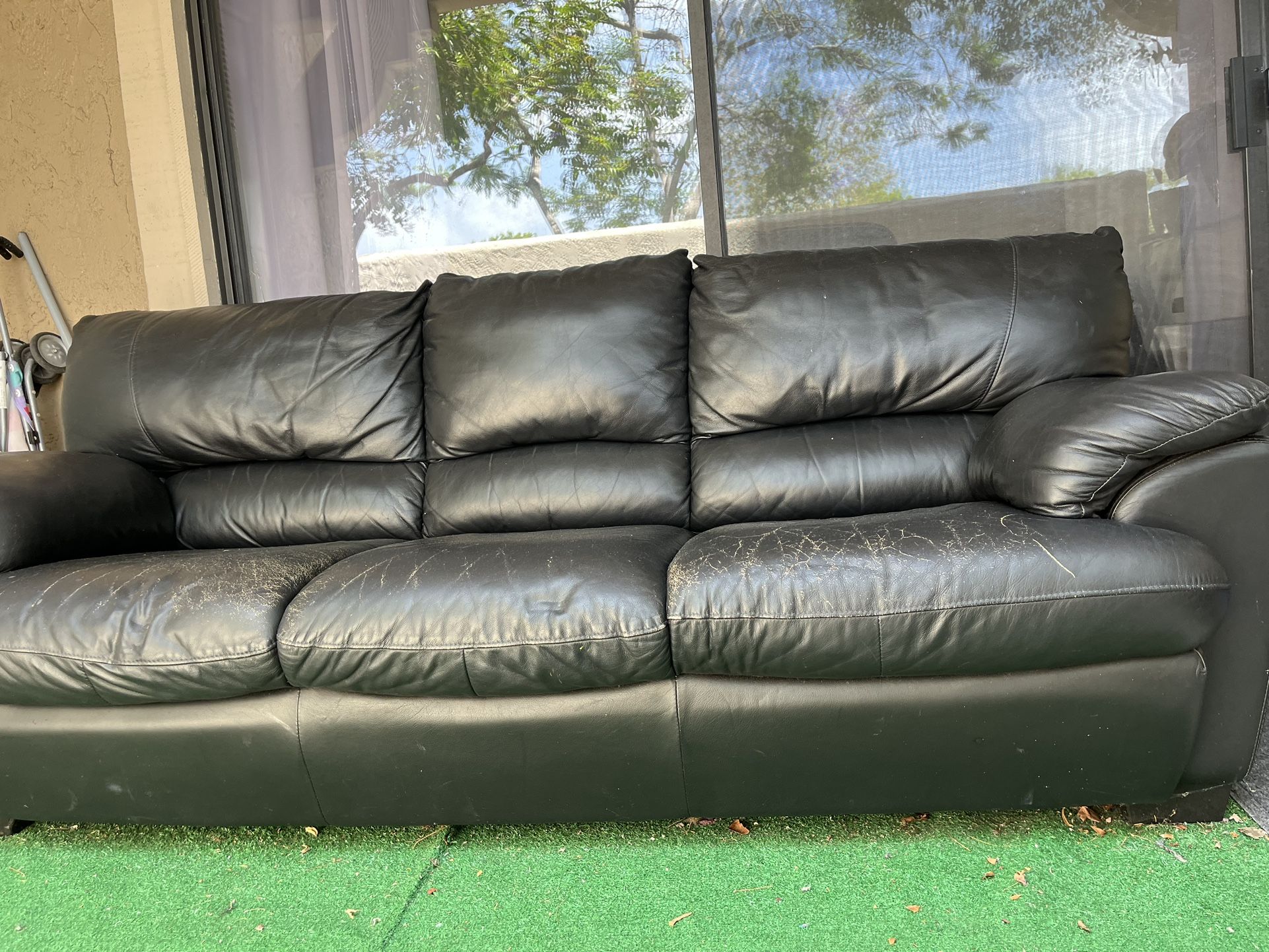 Free Leather Sofa (used)