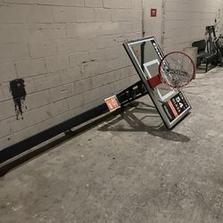 54” Portable Basketball Hoop – Adjustable – You Haul