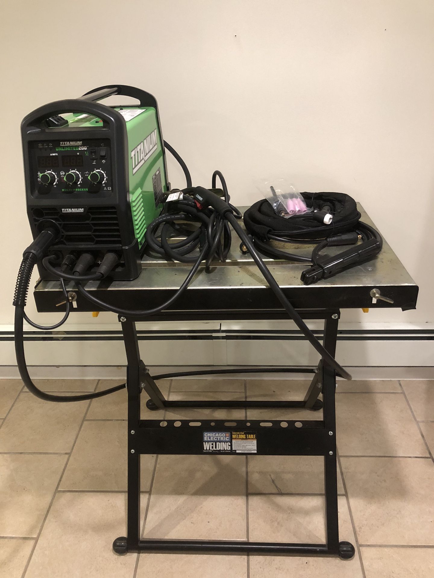 The TITANIUM UNLIMITED 200 Multiprocess Welder