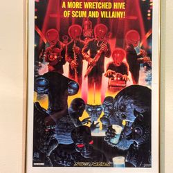 Framed Star Wars Mos Eisley Cantina Poster