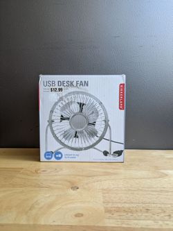 Kikkerland.   USB Desk Fan