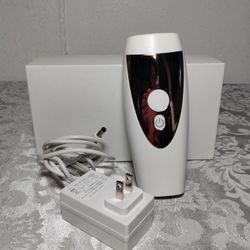 White handheld hair removal device — Like New