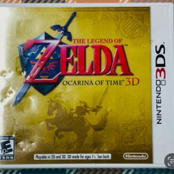 The Legend of Zelda: Ocarina of Time 3D (Nintendo 3DS, 2011) Tested/Works Adult