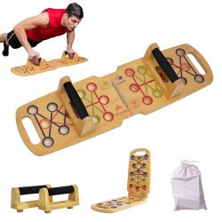 Wooden Portable Push Up Board 