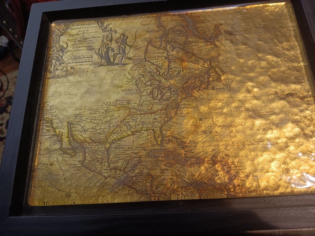 Tow Map In Glass 