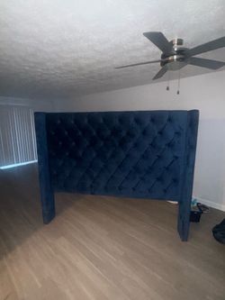 King bed frame, mattress & box spring