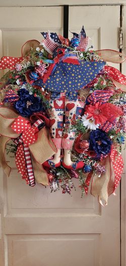 4th of July sweet treats wreath