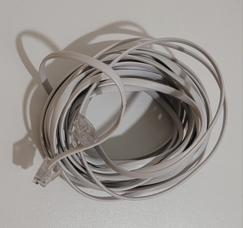 Phone Extension Cord For internet modem, router, wifi or computer
