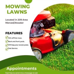 Mowing lawns In Merced/Atwater 
