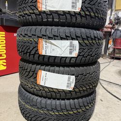 (4) - 205/55/16 Nokian Nordman 9 North Snow Tires