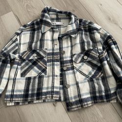 Zara Flannel Blazer 