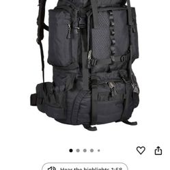 New 75 L Backpacking Bag