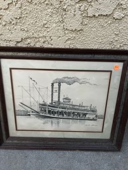 Limited edition ship artwork